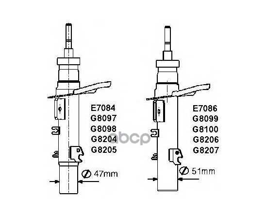 Купить АМОРТИЗАТОР ПЕРЕДНИЙ R (ГАЗ) MONROE G8097