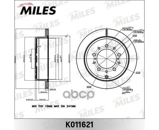 Купить ДИСК ТОРМОЗНОЙ ЗАДНИЙ TOYOTA LAND CRUISER J200 4.5D/4.7 07-/LEXUS LX570 08- (TRW DF4965S) K011621