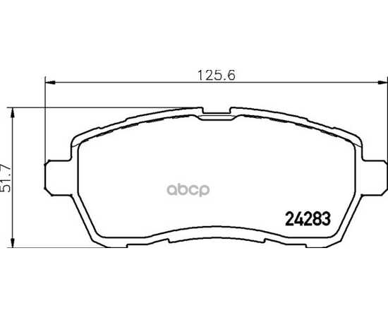 Купить КОЛОДКИ ТОРМ.ПЕР. FORD FIESTA V, VI MDB2875