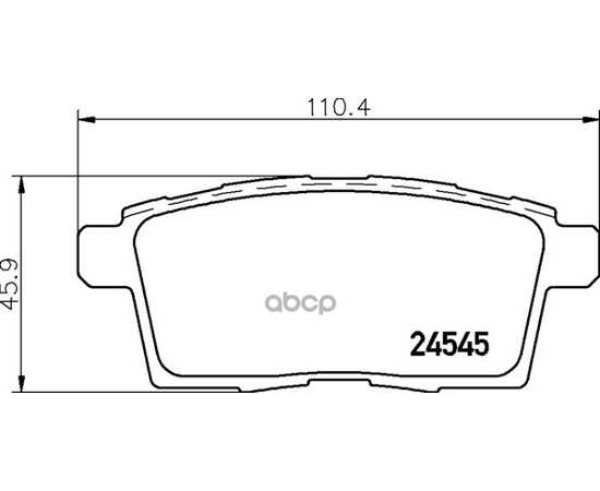 Купить КОЛОДКИ ТОРМ.ЗАД. MAZDA CX-7