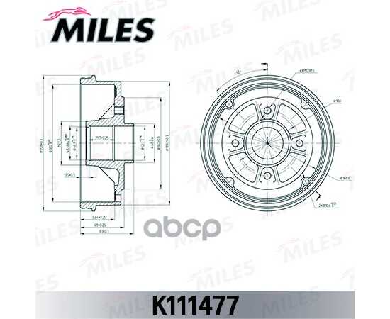 Купить БАРАБАН ТОРМОЗНОЙ (D180MM) RENAULT LOGAN/CLIO/MEGANE (TRW DB4245B) K111477