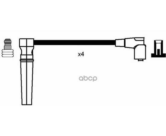 Купить ПРОВОДА ВЫСОКОВОЛЬТНЫЕ RC-DW302 CHEVROLET AVEO/REZZO/DAEWOO NEXIA 1.4-1.6 DOHC NGK 8276