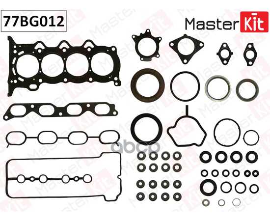 Купить КОМПЛЕКТ ПРОКЛАДОК ДВС TOYOTA COROLLA 1NZ-FE 77BG012