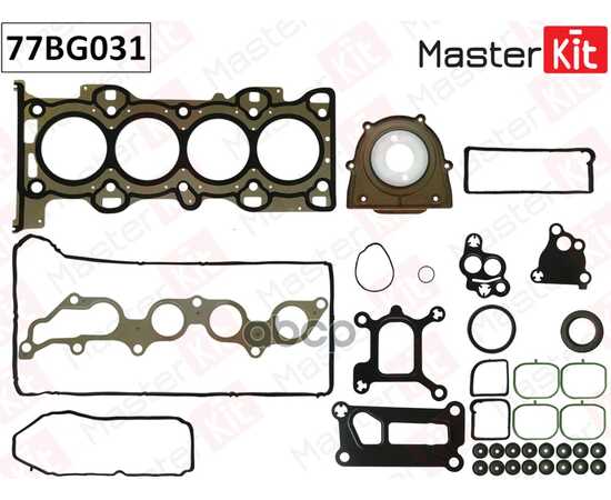 Купить КОМПЛЕКТ ПРОКЛАДОК ДВС MAZDA 5/6(L813/L823) FORD MONDEO(CGBA/CGBB) 1.8I 16V 00-07 77BG031