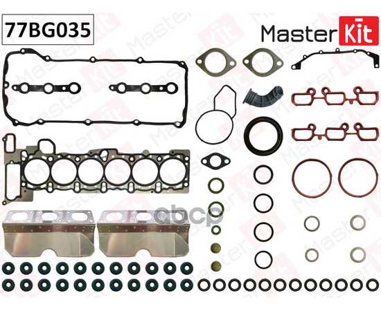 Купить ВЕРХНИЙ КОМПЛЕКТ ПРОКЛАДОК С ПРОКЛАДКОЙ ГБЦ BMW E39,E46,X5,Z3 2.2-3.0I M54 00- 77BG035