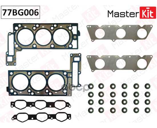 Купить ВЕРХНИЙ КОМПЛЕКТ ПРОКЛАДОК ГБЦ L/R MERCEDES-BENZ ML,GL 164,W211,W221 M272 3.5I 06-14 77BG006