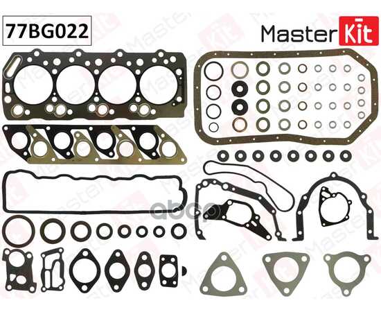 Купить ВЕРХНИЙ КОМПЛЕКТ ПРОКЛАДОК ГБЦ HYUNDAI/KIA H100,H1 4D56 97-01 77BG022