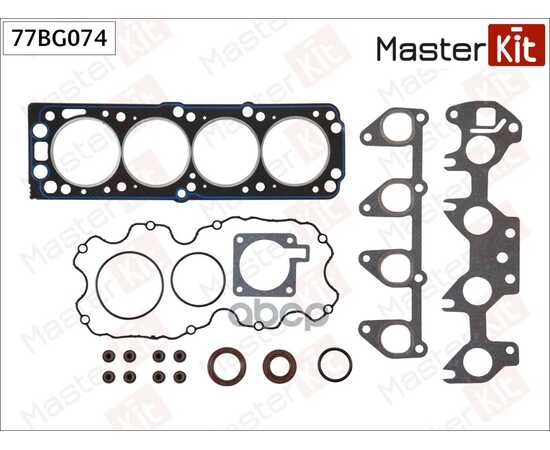 Купить НАБОР ПРОКЛАДОК ВЕРХНИЙ OPEL ASTRA/CHEVROLET LANOS 1.4/1.5 A15SMS/A14SMS/C14SE MASTERKIT 77BG074