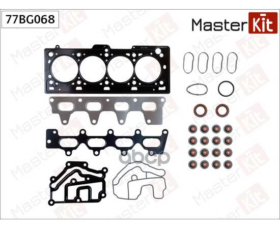 Купить НАБОР ПРОКЛАДОК ВЕРХНИЙ RENAULT MEGANE/KANGOO/LAGUNA 1.4/1.6 K4M/K4J MASTERKIT 77BG068