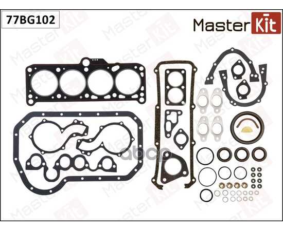 Купить НАБОР ПРОКЛАДОК ДВИГАТЕЛЯ AUDI 80 MASTERKIT 77BG102