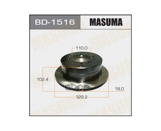 Купить ДИСК ТОРМОЗНОЙ ЗАДНИЙ TOYOTA LAND CRUISER MASUMA BD-1516