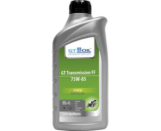 Купить МАСЛО ТРАНСМИССИОННОЕ GT OIL GT TRANSMISSION FF GL-4 75W85 ПОЛУСИНТЕТИЧЕСКОЕ 1 Л 8809059407790