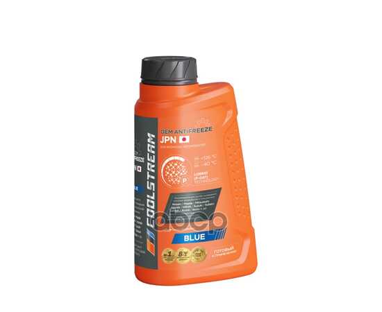 Купить АНТИФРИЗ COOLSTREAM ANTIFREEZE JPN G11 ГОТОВЫЙ -40 СИНИЙ 1 Л CS-011001