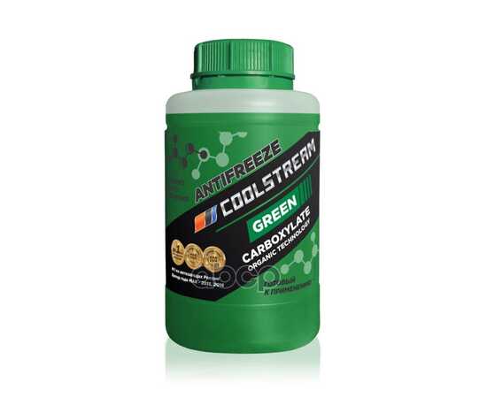 Купить АНТИФРИЗ COOLSTREAM GREEN G11 ГОТОВЫЙ -40 ЗЕЛЕНЫЙ 0,9 КГ CS-010901-GR