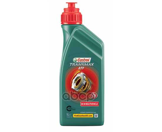 Купить ТРАНСМИССИОННОЕ МАСЛО CASTROL TRANSMAX ATF DX III MULTIVEHICLE 1Л 15D676