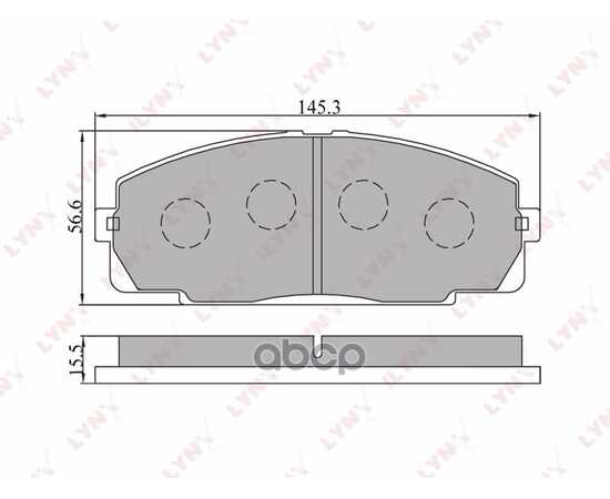 Купить КОЛОДКИ ТОРМОЗНЫЕ LYNXAUTO BD-7508