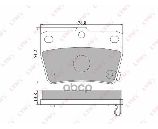 Купить КОЛОДКИ ТОРМОЗНЫЕ ЗАДНИЕ TOYOTA RAV 4 01-05, CHERY TIIGO 05> LYNXAUTO BD-7510