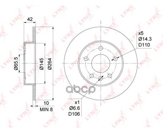 Купить ДИСК ТОРМОЗНОЙ ЗАДНИЙ (264X10) ПОДХОДИТ ДЛЯ OPEL ASTRA G-H 1.2-2.2D 99 / MERIVA 1.3D-1.8 03 / ZAFIRA A/B 1.6-2.2D 99 BN-1119