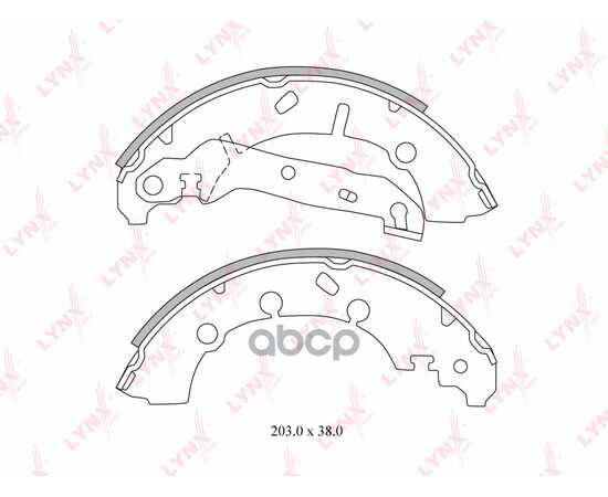 Купить КОЛОДКИ ТОРМОЗНЫЕ ЗАДНИЕ LYNXAUTO BS-3001
