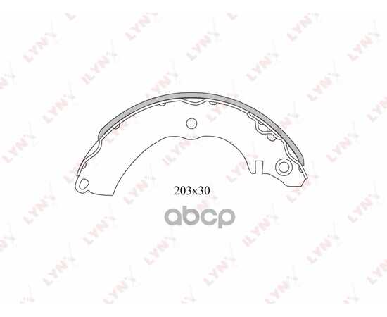 Купить КОЛОДКИ ТОРМОЗНЫЕ БАРАБАННЫЕ LYNXAUTO BS-5502
