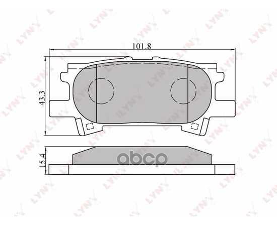 Купить КОЛОДКИ ТОРМОЗНЫЕ ЗАДНИЕ ПОДХОДИТ ДЛЯ LEXUS RX300/330/350 03 BD-7534