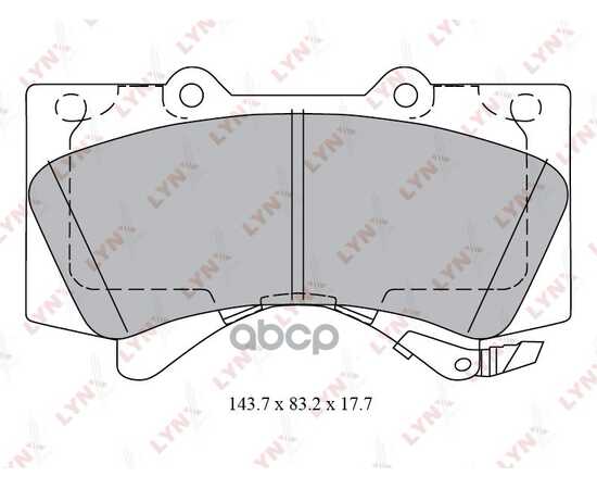 Купить КОЛОДКИ ТОРМОЗНЫЕ ПЕРЕДНИЕ ПОДХОДИТ ДЛЯ TOYOTA LAND CRUISER (J200) 08 BD-7580