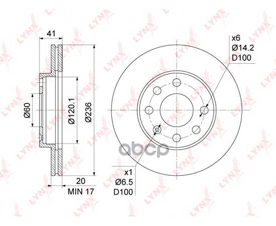 Купить ДИСК ТОРМОЗНОЙ ПЕРЕДНИЙ (236X20) ПОДХОДИТ ДЛЯ OPEL ASTRA F 1.4-1.7D 91-98 / CORSA A/B 1.2-1.7D 00 / VECTRA A 1.4-1.6 95, CHEVROLET LANOS 1.4-1.5 05, DAEWOO NEXIA 1.5 95 / LANOS 1.3-1.5 BN-1120