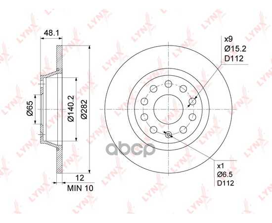 Купить ДИСК ТОРМОЗНОЙ ЗАДНИЙ (282X12) ПОДХОДИТ ДЛЯ AUDI A3 1.2-3.2 03-12 / Q3 1.4T-2.0D 11, SKODA OCTAVIA(1Z) 2.0-2.0D 05-13 / SUPERB(3T) 1.4T-2.0D 08-15 / YETI 1.4T-2.0D 09, VW GOLF V-VI 1.4-2 BN-1198