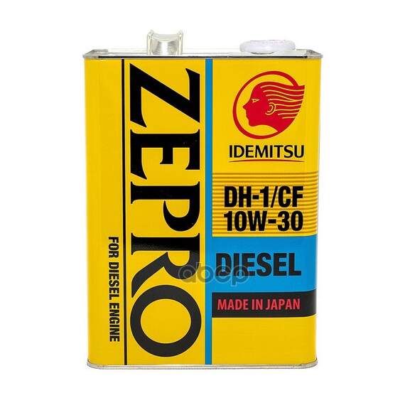 Купить МАСЛО МОТОРНОЕ IDEMITSU ZEPRO DIESEL CF/DH-1 10W-30 (4Л) 2862-004