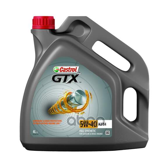 Купить МОТОРНОЕ МАСЛО CASTROL GTX 5W-40 A3/B4 4Л 15B9F5
