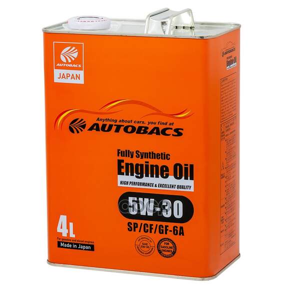 Купить МАСЛО МОТОРНОЕ AUTOBACS ENGINE OIL 5W-30 SP/CF GF-6A 4Л A00032238
