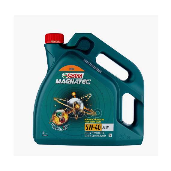 Купить МОТОРНОЕ МАСЛО CASTROL MAGNATEC 5W-40 A3/B4 4Л (15F480) 15C9E0