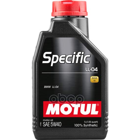 Купить МАСЛО МОТОРНОЕ MOTUL SPECIFIC BMW LL-04 5W-40 СИНТЕТИЧЕСКОЕ 1 Л 101272