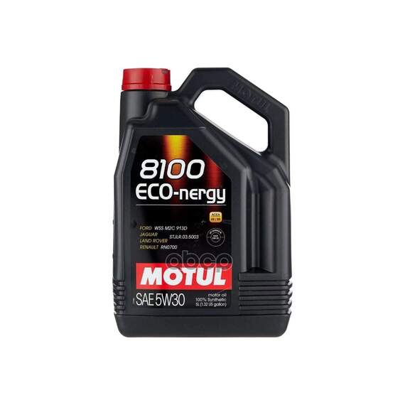 Купить МАСЛО МОТОРНОЕ MOTUL 8100 ECO-NERGY 5W-30 СИНТЕТИЧЕСКОЕ 5 Л 111686