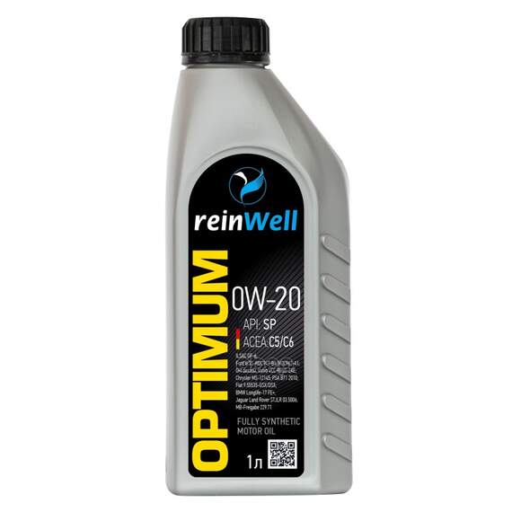Купить МОТОРНОЕ МАСЛО REINWELL 0W-20 C5,C6 1Л 4944