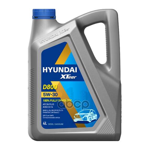 Купить МАСЛО МОТОРНОЕ HYUNDAI XTEER DIESEL ULTRA 5W-30 4 Л 1041222
