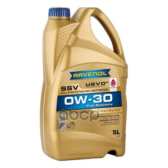 Купить МОТОРНОЕ МАСЛО RAVENOL SSV FUEL ECONOMY 0W-30 5Л 1111145005