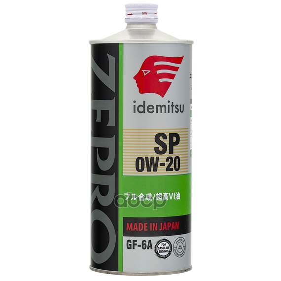 Купить МАСЛО МОТОРНОЕ IDEMITSU ZEPRO ECO MEDALIST SP/GF-6A 0W-20 СИНТЕТИЧЕСКОЕ 1 Л 3583001