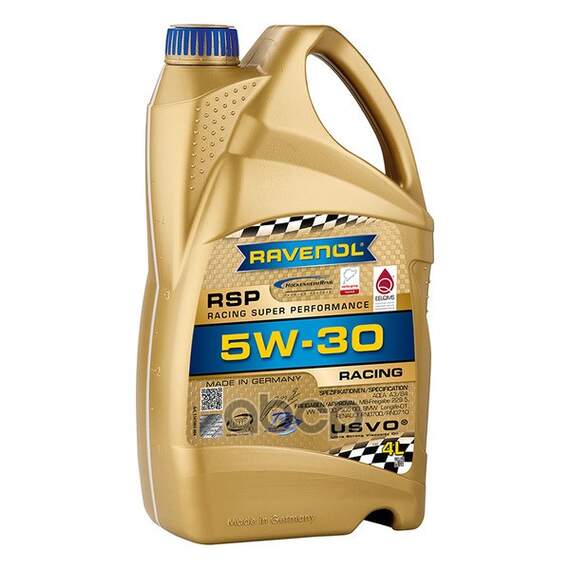 Купить МОТОРНОЕ МАСЛО RAVENOL RSP RACING SUPER PERFORMANCE SAE 5W-30 (4Л) 1141089-004-01-999