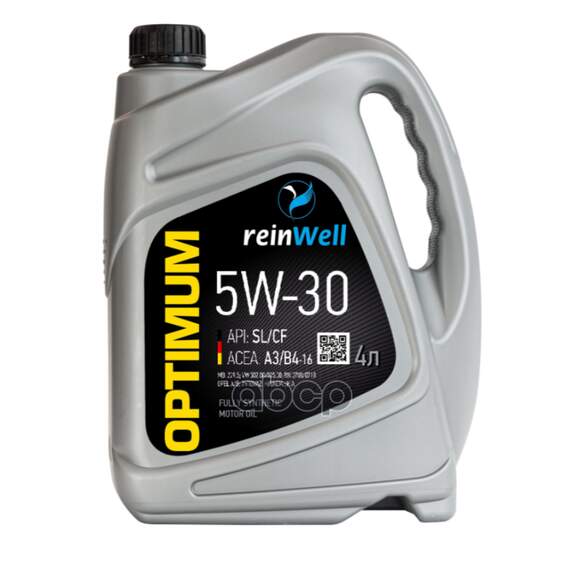 Купить МОТОРНОЕ МАСЛО REINWELL 5W-30 A3/B4 4Л 4974