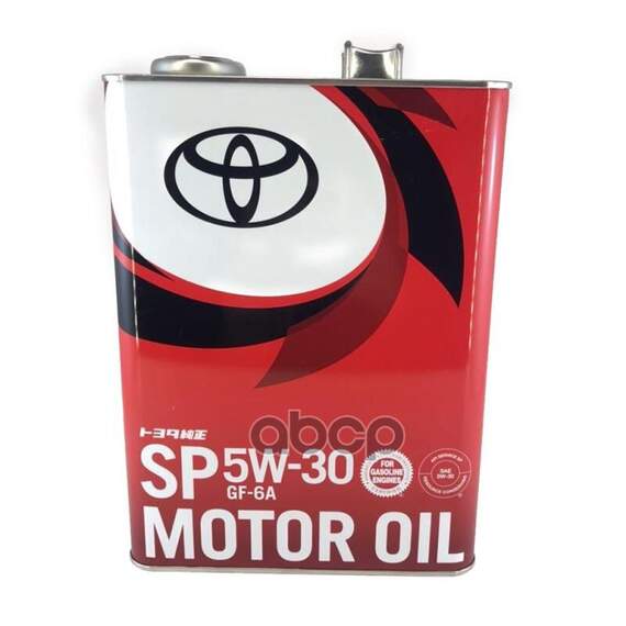Купить МАСЛО МОТОРНОЕ TOYOTA MOTOR OIL SP/GF-6 5W-30 СИНТЕТИЧЕСКОЕ 4 Л 08880-13705