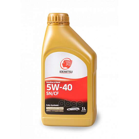 Купить МАСЛО МОТОРНОЕ IDEMITSU F-S SN/CF 5W-40 1Л (30015046-724/30015048-724) 30011333-724