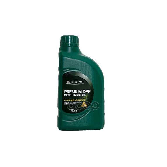 Купить МАСЛО МОТОРНОЕ HYUNDAI/KIA PREMIUM DPF DIESEL 5W-30 СИНТЕТИЧЕСКОЕ 1 Л 05200-00120