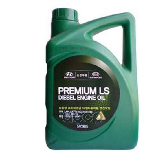 Купить МАСЛО МОТОРНОЕ HYUNDAI/KIA PREMIUM LS DIESEL 5W-30 ПОЛУСИНТЕТИЧЕСКОЕ 6 Л 05200-00611