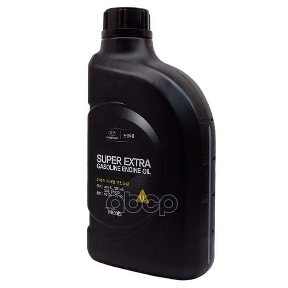Купить МАСЛО МОТОРНОЕ HYUNDAI/KIA SUPER EXTRA GASOLINE 5W-30 ПОЛУСИНТЕТИЧЕСКОЕ 1 Л 05100-00110