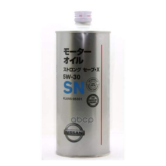 Купить МАСЛО МОТОРНОЕ NISSAN STRONG SAVE 5W-30 1Л KLAN5-05301