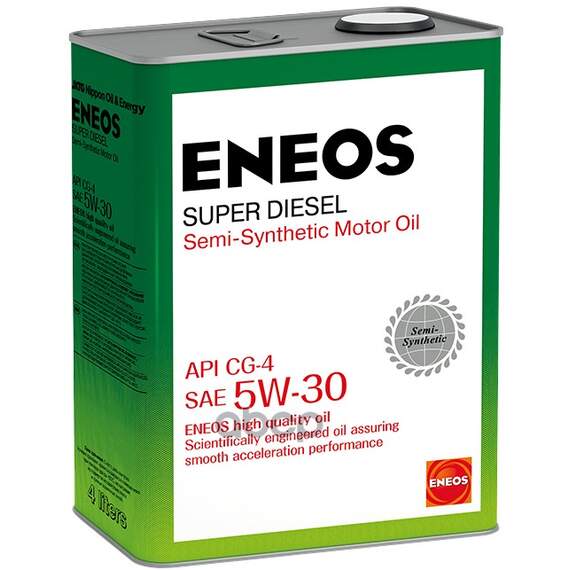 Купить МАСЛО МОТОРНОЕ ENEOS CG-4 ПОЛУСИНТЕТИКА 5W-30 4Л OIL1333