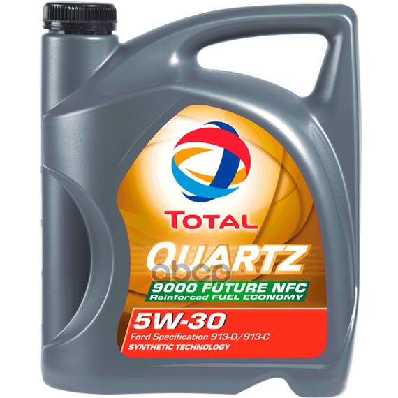 Купить МАСЛО МОТОРНОЕ СИНТЕТИЧЕСКОЕ TOTAL QUARTZ FUTURE NFC 5W-30 4Л RU (183450) 10230501 (10990501)