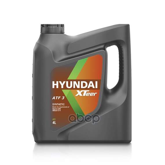 Купить МАСЛО ТРАНСМИССИОННОЕ HYUNDAI XTEER ATF 3 4 Л 1041009