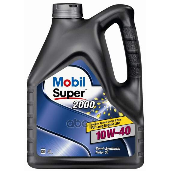 Купить МАСЛО МОТОРНОЕ MOBIL SUPER 2000 X1 10W-40 4Л (150548, 150865, 150018) 152568